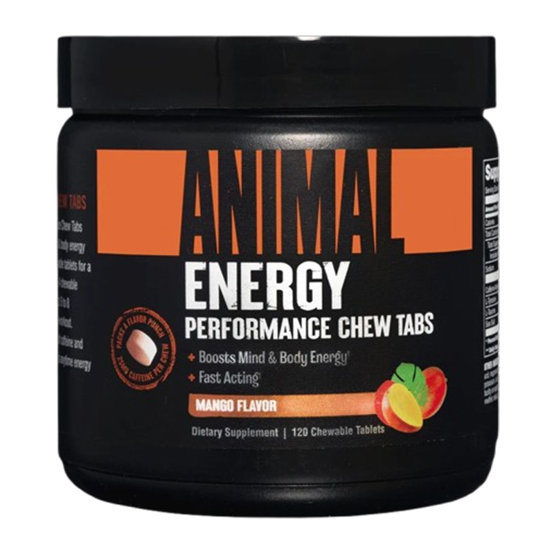 Animal Energy Performance Chew 120 Tablets - Mango