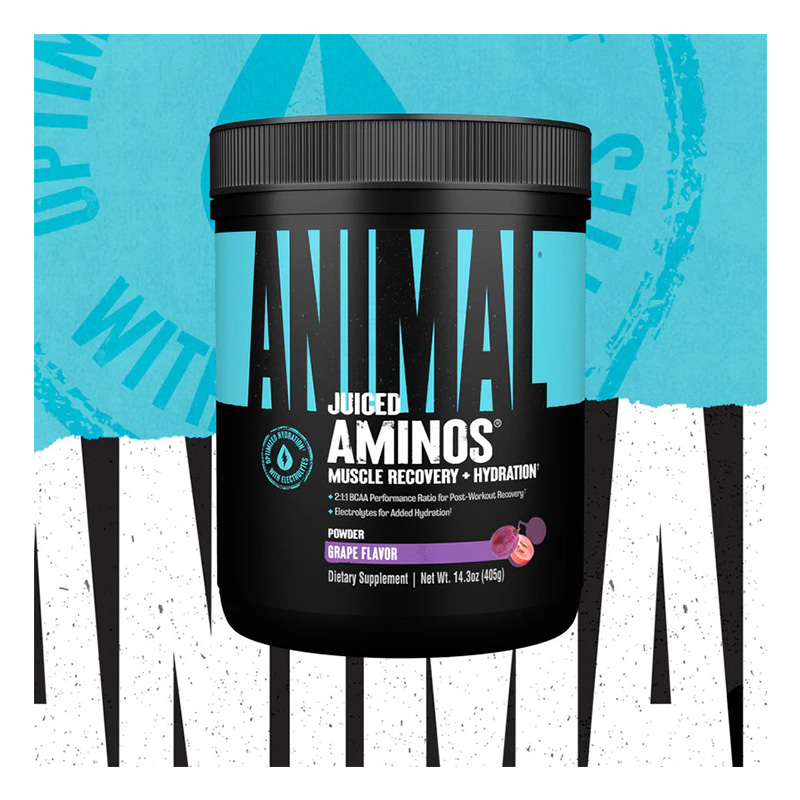 Animal Juiced Aminos Muscle Recovery Hydration 375 G - Grape Juiced Best Price in Dubai