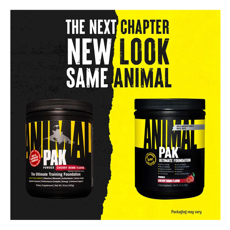 Animal Pak Ulitmate Foundation Powder 430 G - Cherry Bomb Flavor Best Price in Abu Dhabi