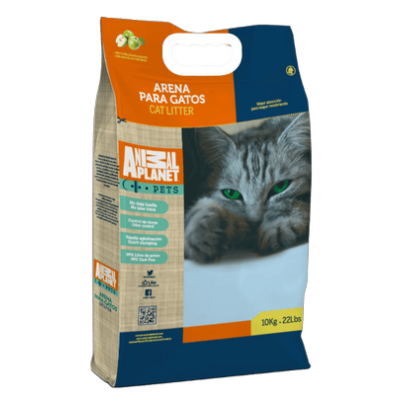 Animal Planet Arena Paro Gatos Cat Litter 10kg - Fresh Apple Scent Best Price in UAE