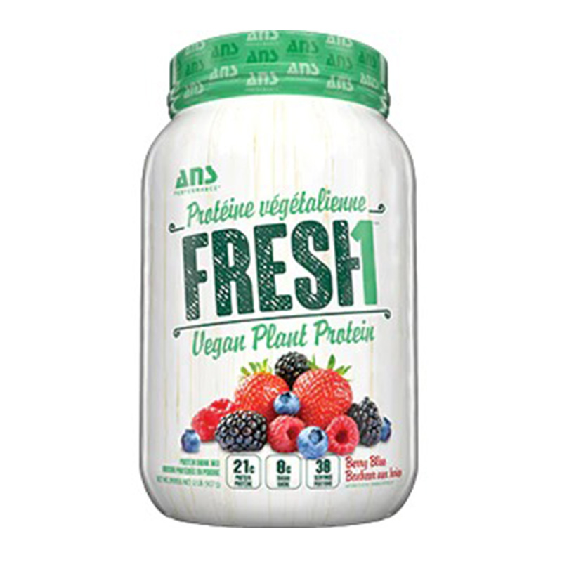 ANS Fresh1 Vegan Protein 2 Lbs - Berry Bliss Flavor