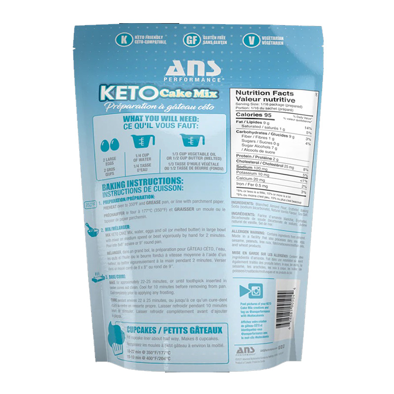 ANS Keto Cake Mix 261G Best Price in Dubai