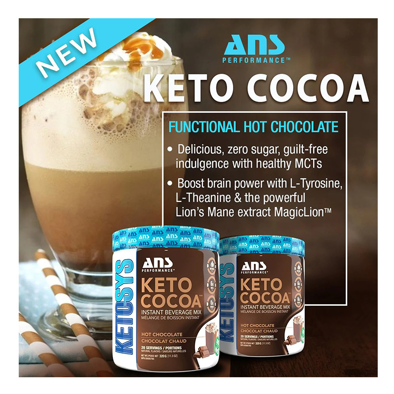 ANS Keto Cocoa Hot Chocolate 320G Best Price in Abu Dhabi