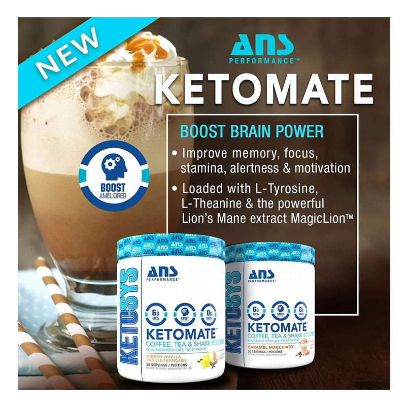 ANS Ketomate Coffee, Tea & Shake Booster 293G Best Price in Fujairah