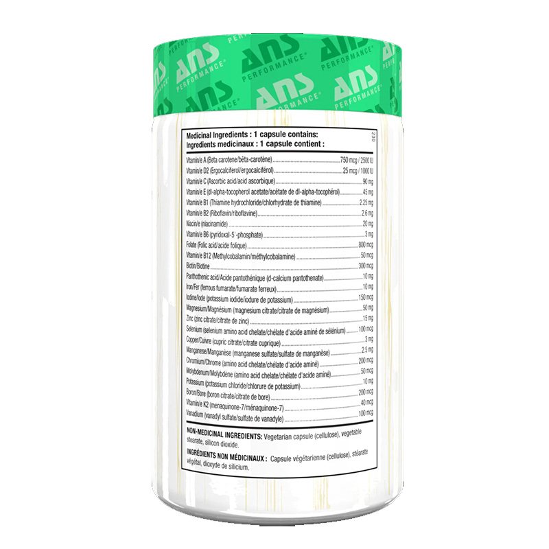 ANS Performance Fresh1 Vegan Multivitamin 60 Caps Best Price in Dubai