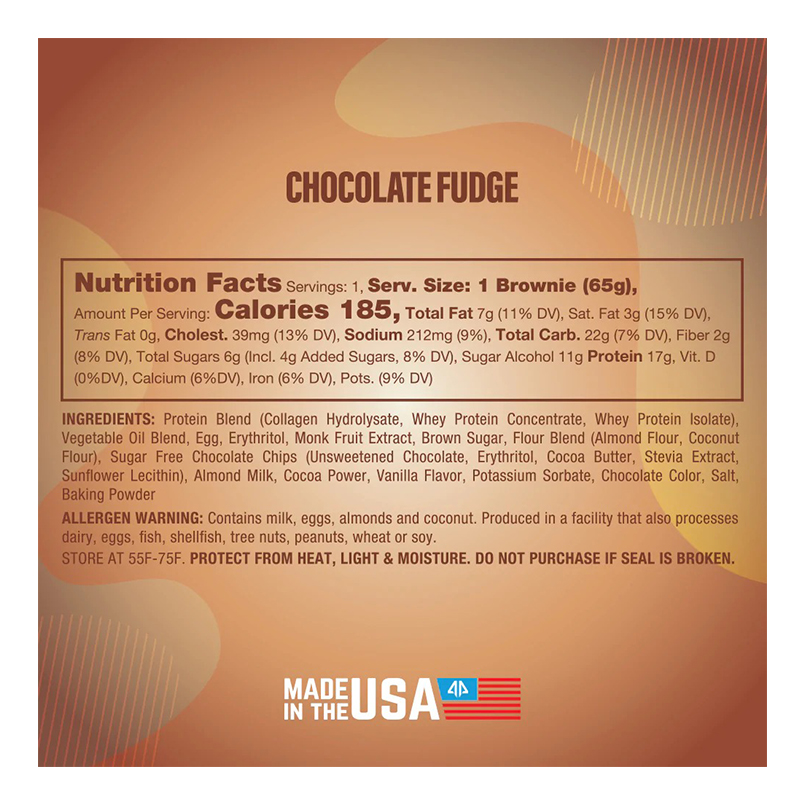 AP Regimen PrimeBites Protein Brownies Box of 12 - Chocolate Fudge Best Price in Abu Dhabi