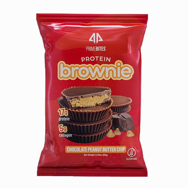 AP Regimen PrimeBites Protein Brownies Box of 12 - Chocolate Peanut Butter Chip Best Price in Dubai