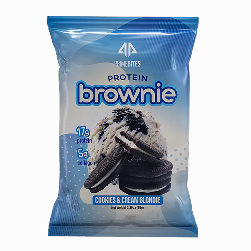 AP Regimen PrimeBites Protein Brownies Box of 12 - Cookies & Cream Best Price in Dubai