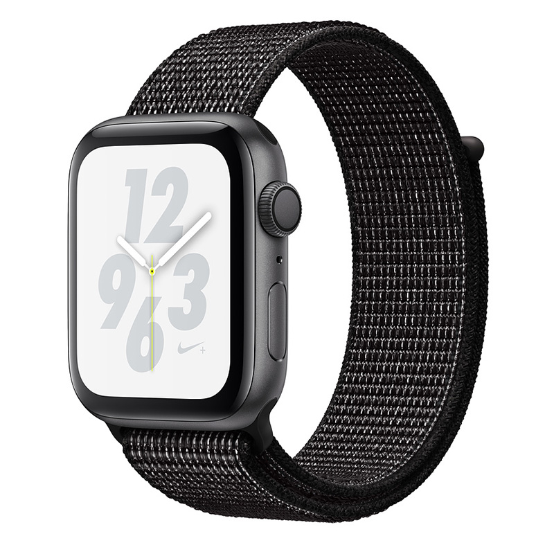 Apple Watch Nike+ Series 4 40mm GPS Space Gray Aluminum Case with Black Nike Sport Loop