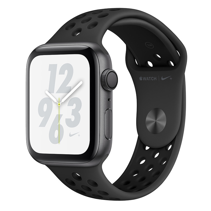 Apple Watch Nike+ Series 4 44mm GPS Space Gray Aluminum Case with Anthracite / Black Nike Sport Band