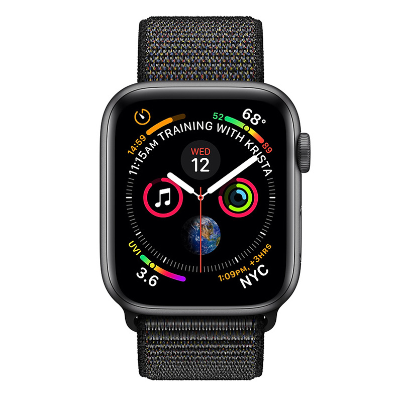 Apple Watch Series 4 GPS, 40mm Space Gray Aluminum Case With Black Sport Loop Best Price in UAE