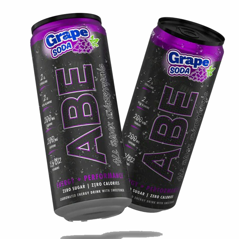 Applied Nutrition ABE Energy & Performance Pre Workout Cans 330 ml 12 Pcs in Box - American Grape