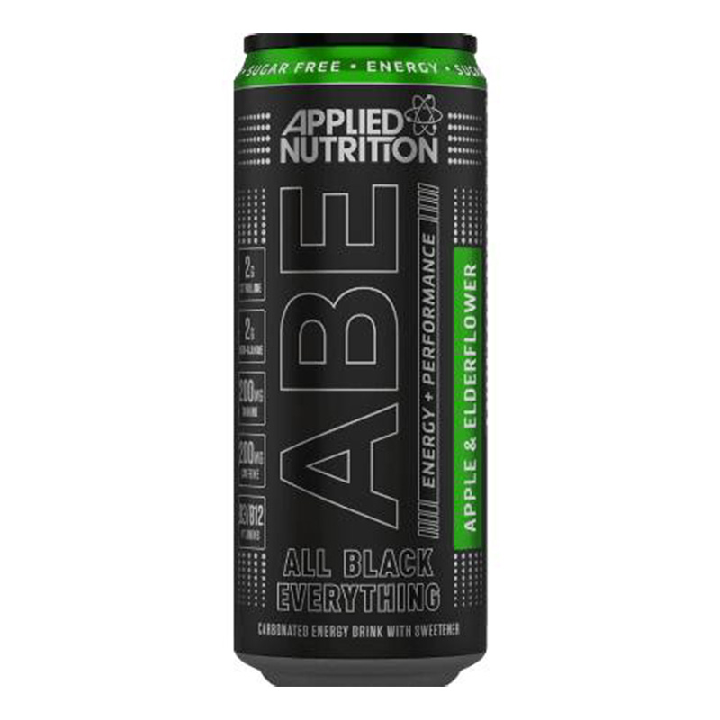 Applied Nutrition ABE Energy & Performance Pre Workout Cans 330 ml 12 Pcs in Box - Apple & Elderflower