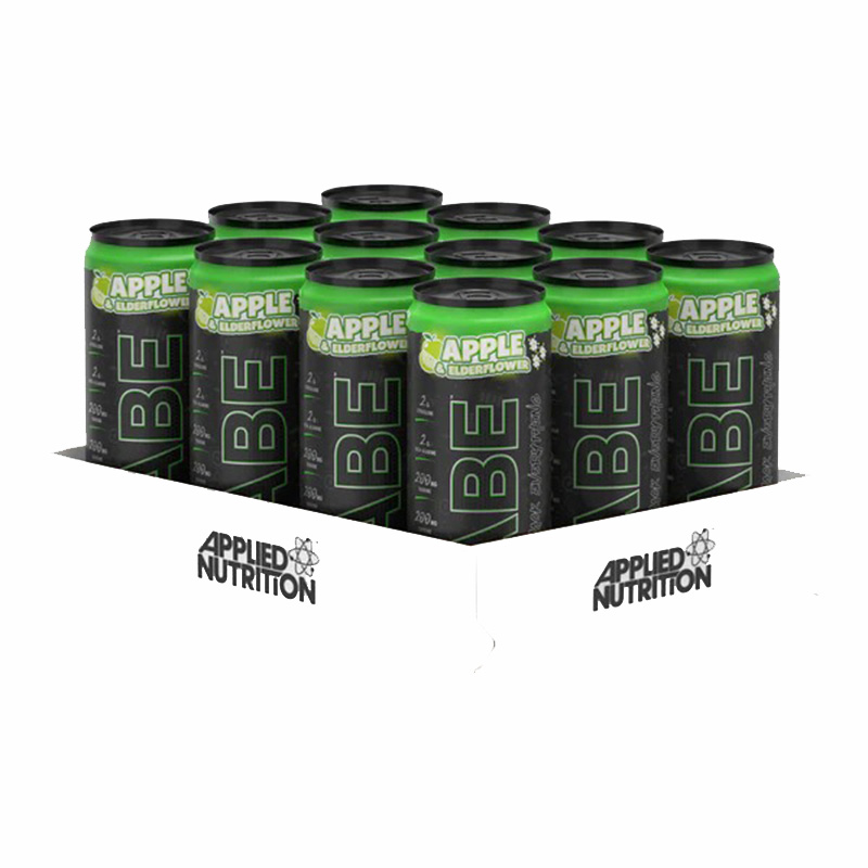 Applied Nutrition ABE Energy & Performance Pre Workout Cans 330 ml 12 Pcs in Box - Apple & Elderflower Best Price in Dubai