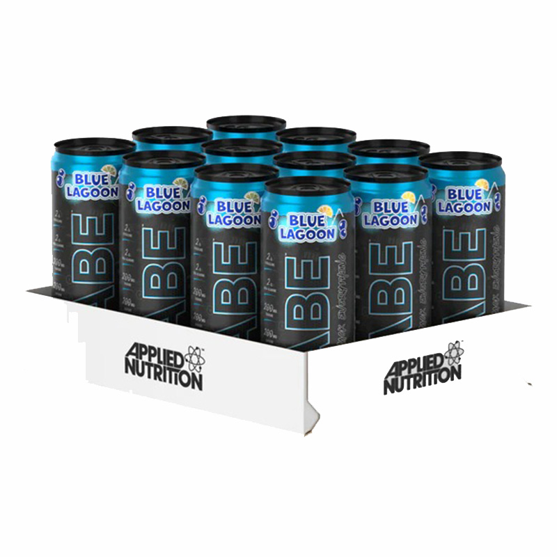 Applied Nutrition ABE Energy & Performance Pre Workout Cans 330 ml 12 Pcs in Box - Blue Lagoon Best Price in Dubai