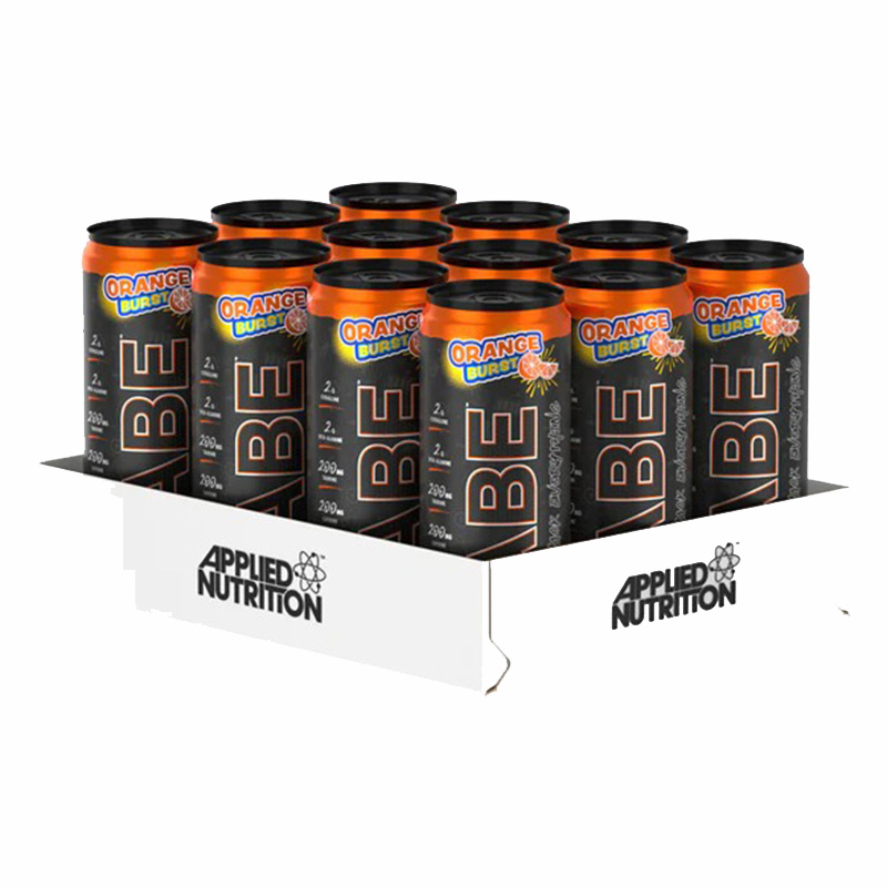 Applied Nutrition ABE Energy & Performance Pre Workout Cans 330 ml 12 Pcs in Box - Orange Burst Best Price in Dubai