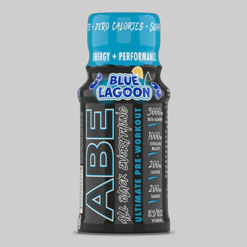 Applied Nutrition ABE Ultimate Pre Workout Shot 60 ml 12 Pcs in Box - Blue Lagoon Best Price in UAE