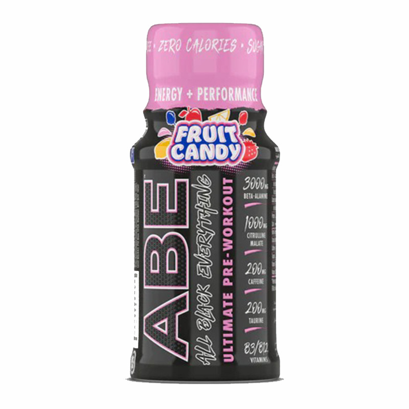 Applied Nutrition ABE Ultimate Pre Workout Shot 60 ml 12 Pcs in Box - Fruit Candy Best Price in UAE