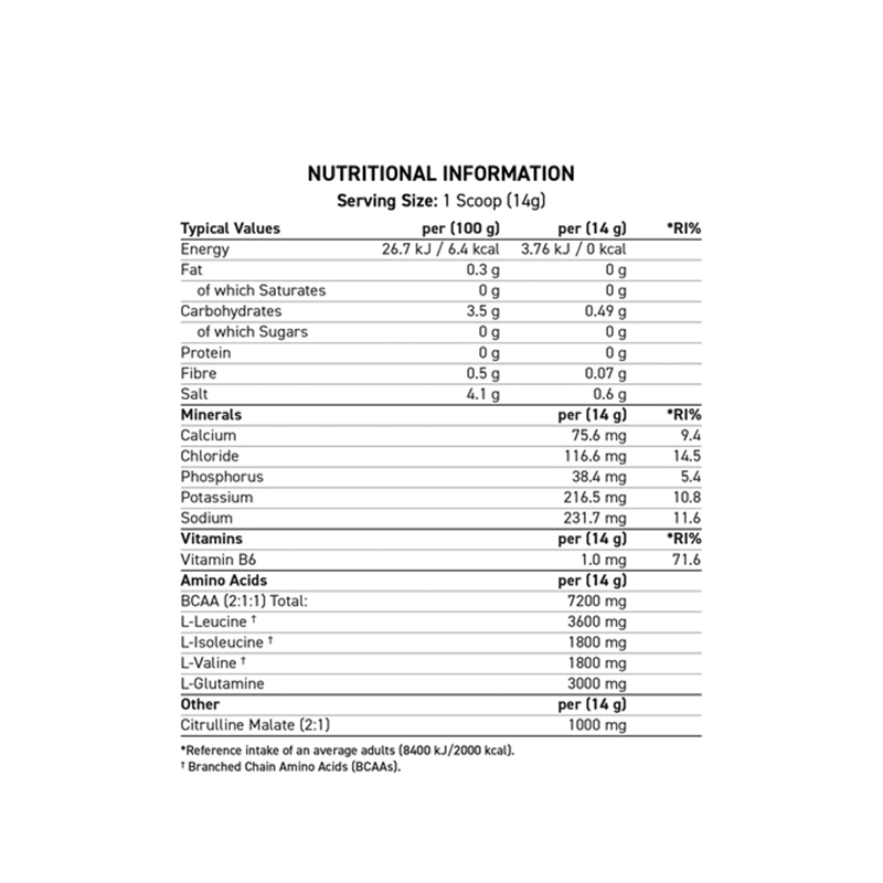 Applied Nutrition BCAA Amino Hydrate 450 G - Icy Blue Raz Best Price in Dubai