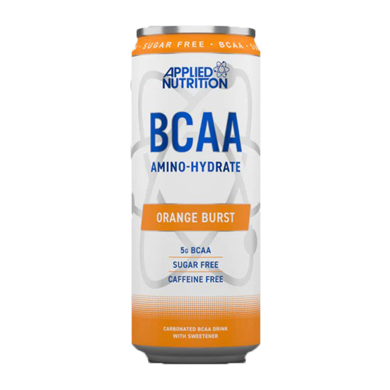 Applied Nutrition BCAA Caffeine Free Drink Cans 300 Ml 12Pcs in Box - Orange Burst Best Price in UAE