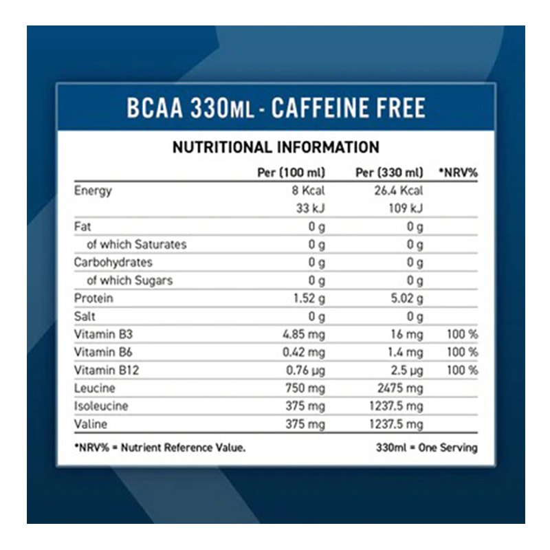 Applied Nutrition BCAA Caffeine Free Drink Cans 300 Ml 12Pcs in Box - Orange Burst Best Price in Dubai