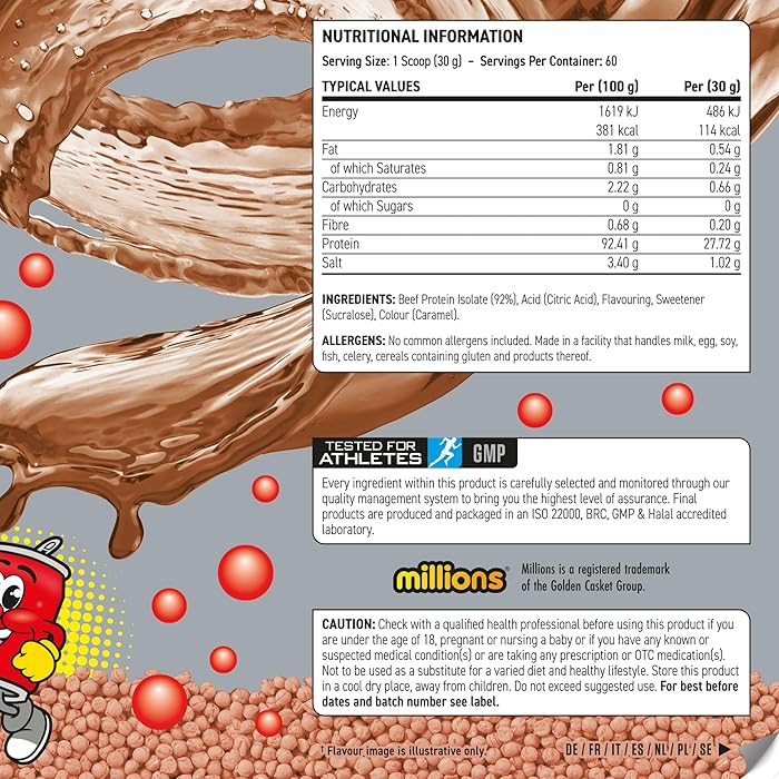 Applied Nutrition Beef XP Clear Beef Protein Isolate 1.8 Kg - Millions Cola Best Price in Dubai