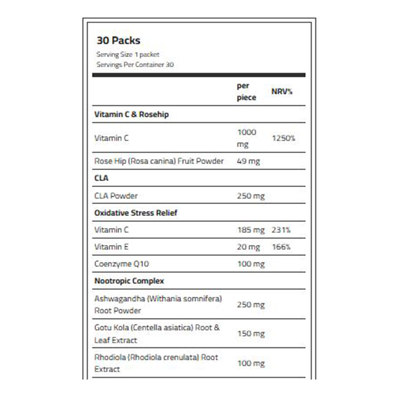 Applied Nutrition Black Stak Ultimate Health 30 Packs Best Price in Dubai