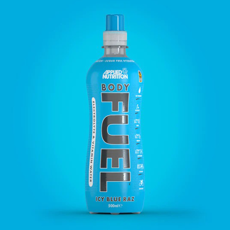 Applied Nutrition Body Fuel Hydration & Vitamin Water 500 Ml 12 Pcs in Box - Icy Blue Raz Best Price in UAE