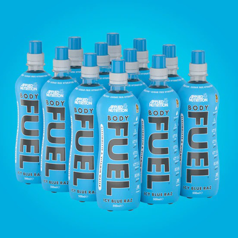 Applied Nutrition Body Fuel Hydration & Vitamin Water 500 Ml 12 Pcs in Box - Icy Blue Raz Best Price in Dubai