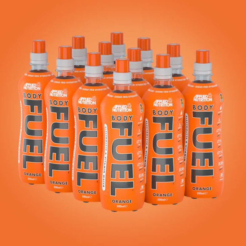 Applied Nutrition Body Fuel Hydration & Vitamin Water 500 Ml 12 Pcs in Box - Orange Best Price in Dubai