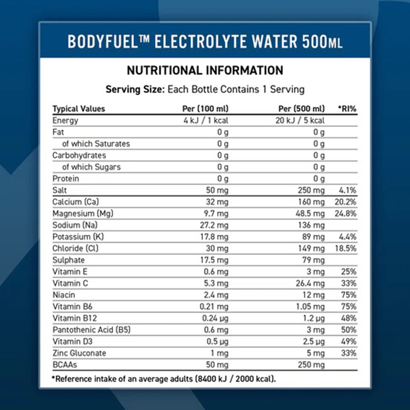 Applied Nutrition Body Fuel Hydration & Vitamin Water 500 Ml 12 Pcs in Box - Swizzles Love Hearts Best Price in Abu Dhabi
