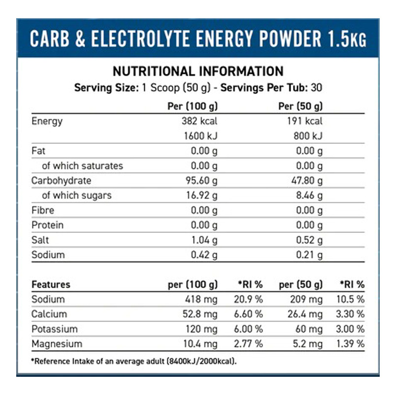 Applied Nutrition Endurance Carb & Electrolyte Energy Powder 30 Servings - Orange Burst Best Price in Dubai