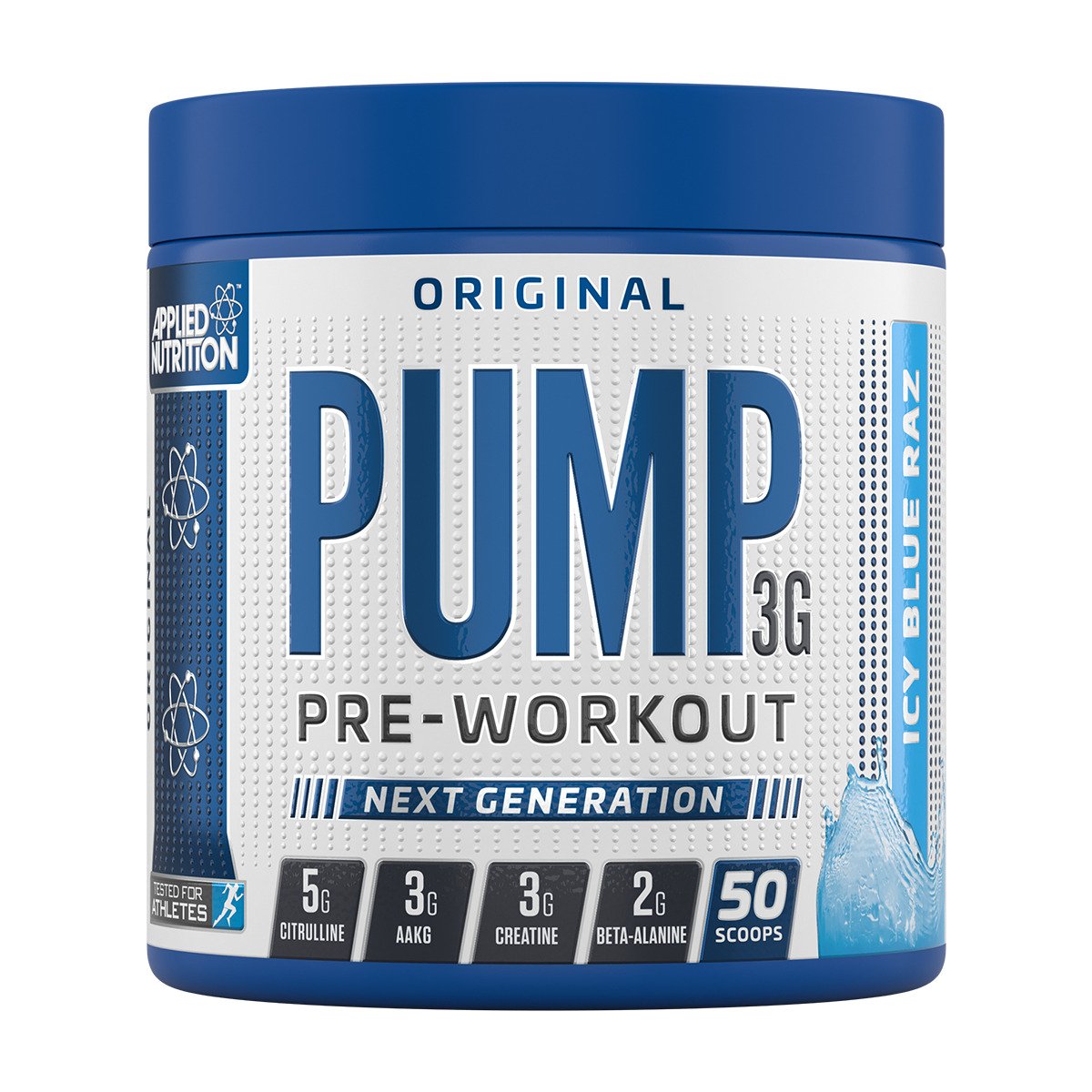 Applied Nutrition Pump Pre Workout 3 G Next Generation 25 Servings - Icy Blue Raz