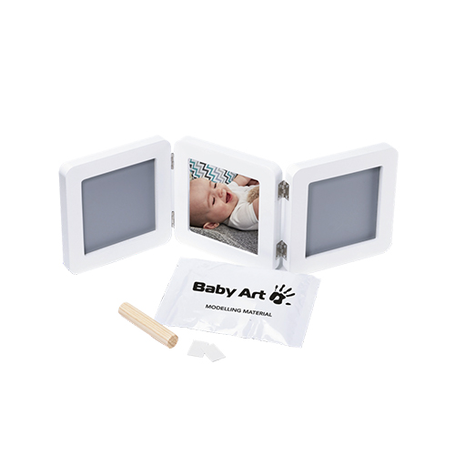 Baby Art Double Print Frame White & Grey Best Price in UAE