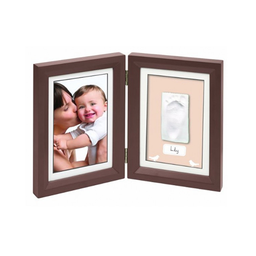 Baby Art Print Frame Brown & Taupe/Beige