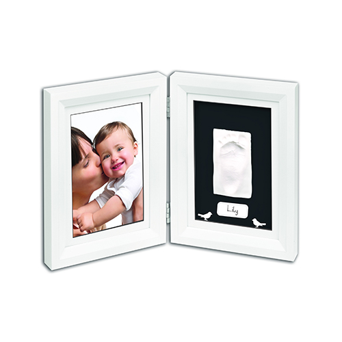 Baby Art Print Frame White & Black