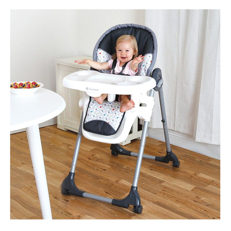 Baby Trend Deluxe 2-in-1 High Chair - Diamond Geo Best Price in UAE