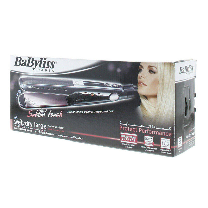 Babyliss 38x100mm Straightener Wet & Dry Led Sublim Touch Best Price in UAE