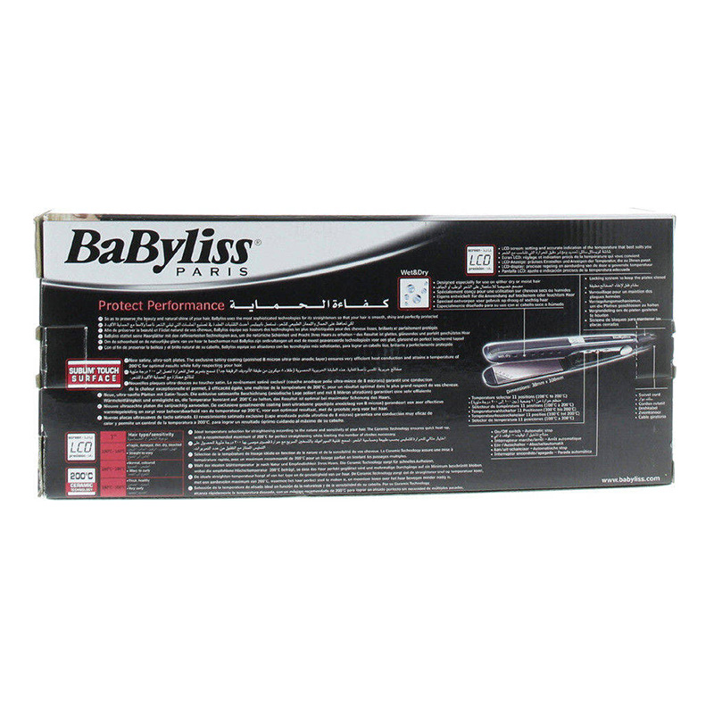 Babyliss 38x100mm Straightener Wet & Dry Led Sublim Touch Best Price in UAE