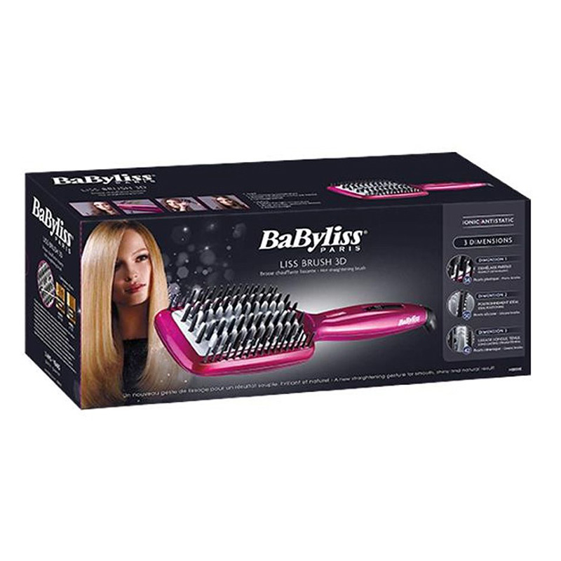 Babyliss Fuchsia Ionic Hair Straight Brush Best Price in UAE