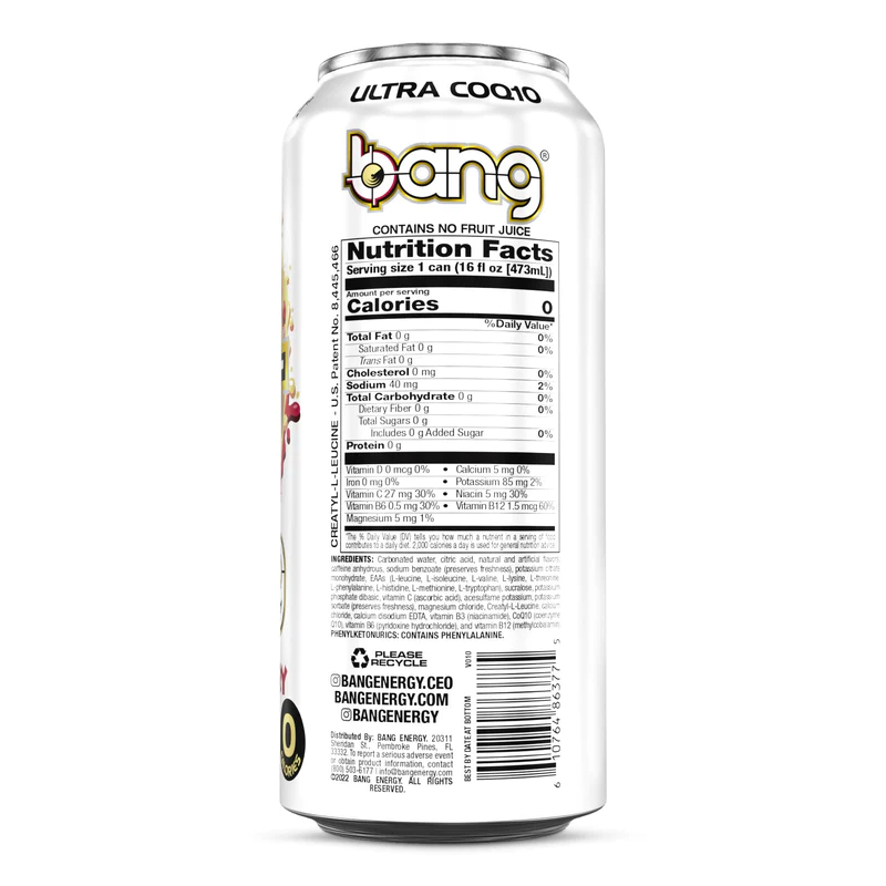 Bang Energy Drink 473 ml - Black Cherry Vanilla Best Price in Dubai