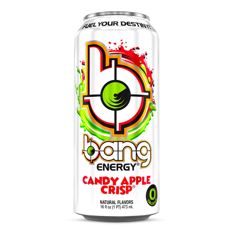 Bang Energy Drink 473 ml - Candy Apple Crisp 1 Box 12 Cans