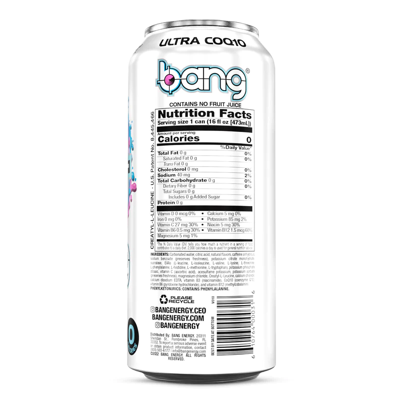 Bang Energy Drink 473 ml - Cotton Candy Best Price in Ajman