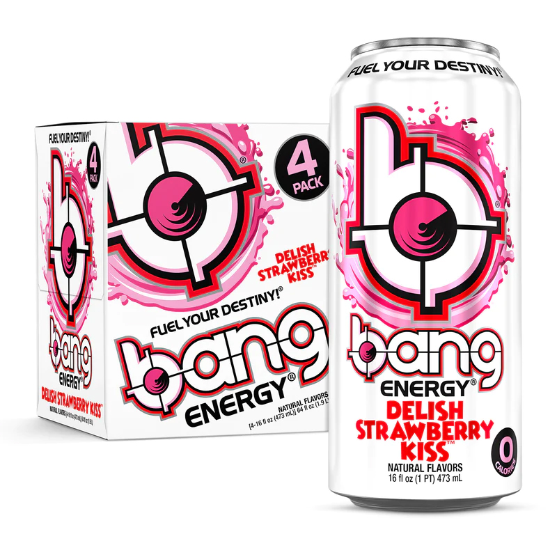 Bang Energy Drink 473 ml - Delish Strawberry Kiss Best Price in Dubai