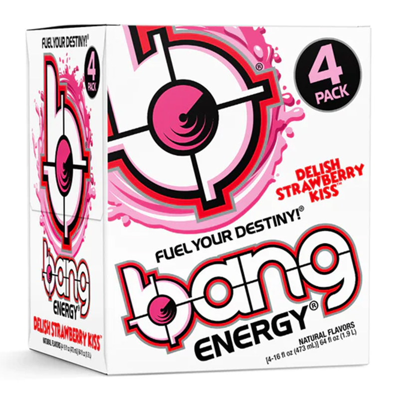 Bang Energy Drink 473 ml - Delish Strawberry Kiss Best Price in Abu Dhabi