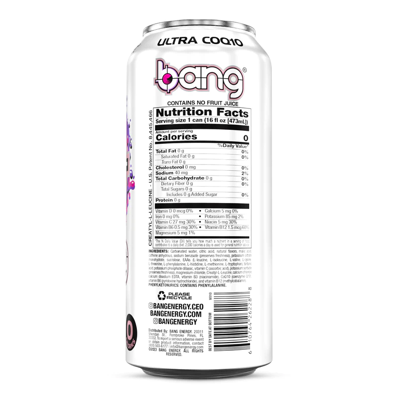 Bang Energy Drink 473 ml - Delish Strawberry Kiss Best Price in Sharjah