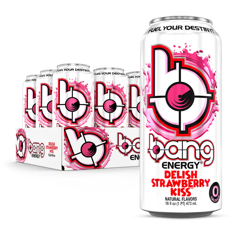 Bang Energy Drink 473 ml - Delish Strawberry Kiss Best Price in Fujairah