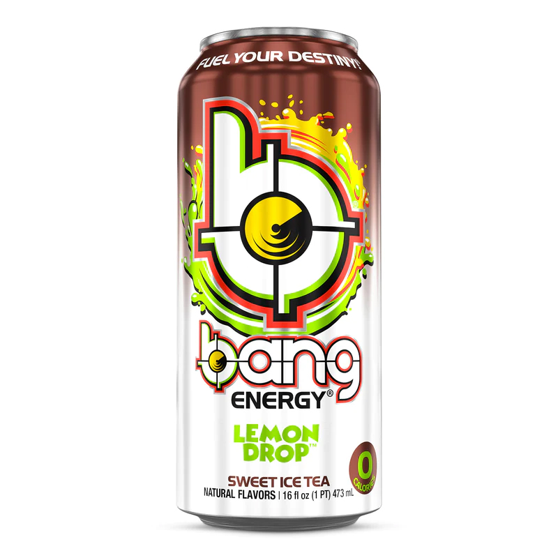 Bang Energy Drink 473 ml - Lemon Drop Sweet Tea 1 Box 12 Cans