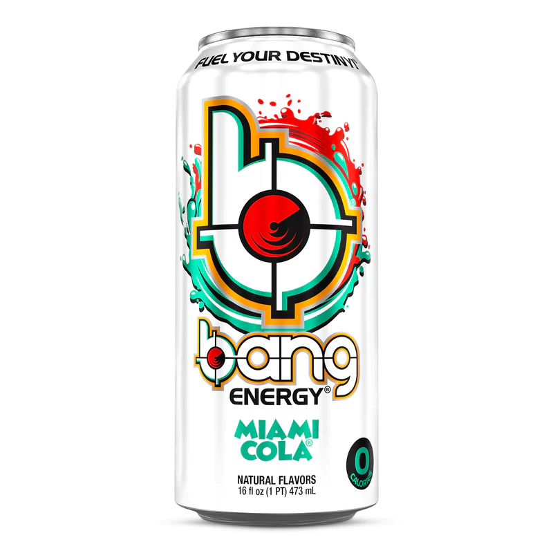 Bang Energy Drink 473 ml - Miami Cola 1 Box 12 Cans