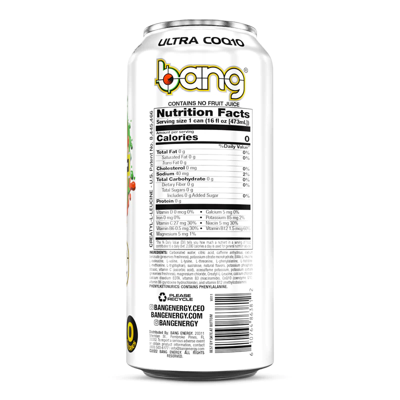 Bang Energy Drink 473 ml -Peach Mango Best Price in Dubai